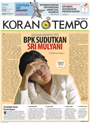 Cover Koran Tempo - Edisi 2015-05-18