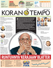 Cover Koran Tempo - Edisi 2015-06-04