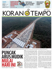 Cover Koran Tempo - Edisi 2015-07-13