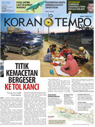 Cover Koran Tempo - Edisi 2015-07-14