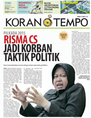 Cover Koran Tempo - Edisi 2015-08-10
