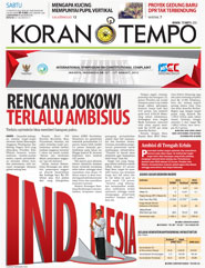Cover Koran Tempo - Edisi 2015-08-15