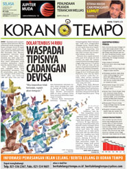 Cover Koran Tempo - Edisi 2015-08-25