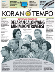 Cover Koran Tempo - Edisi 2015-08-28