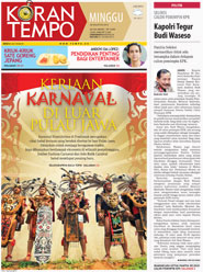 Cover Koran Tempo - Edisi 2015-08-30