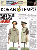 Cover Koran Tempo - Edisi 2015-09-01
