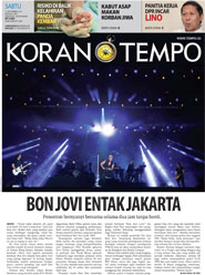 Cover Koran Tempo - Edisi 2015-09-12
