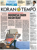 Cover Koran Tempo - Edisi 2015-09-18