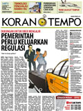 Cover Koran Tempo - Edisi 2015-09-19