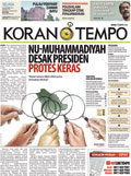 Cover Koran Tempo - Edisi 2015-09-29