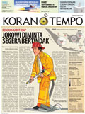 Cover Koran Tempo - Edisi 2015-09-30