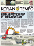 Cover Koran Tempo - Edisi 2015-10-02