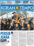 Cover Koran Tempo - Edisi 2015-10-19