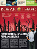 Cover Koran Tempo - Edisi 2015-10-30