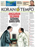 Cover Koran Tempo - Edisi 2015-11-03