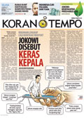 Cover Koran Tempo - Edisi 2015-12-01