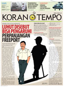 Cover Koran Tempo - Edisi 2015-12-03