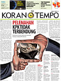 Cover Koran Tempo - Edisi 2016-01-27