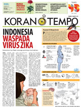 Cover Koran Tempo - Edisi 2016-02-03