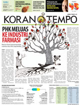 Cover Koran Tempo - Edisi 2016-02-10
