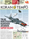 Cover Koran Tempo - Edisi 2016-02-12
