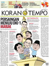 Cover Koran Tempo - Edisi 2016-02-15