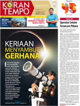 Cover Koran Tempo - Edisi 2016-03-05