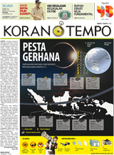 Cover Koran Tempo - Edisi 2016-03-08