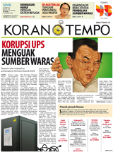 Cover Koran Tempo - Edisi 2016-03-28