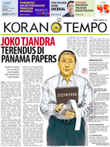 Cover Koran Tempo - Edisi 2016-04-08