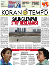 Cover Koran Tempo - Edisi 2016-04-18