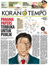 Cover Koran Tempo - Edisi 2016-05-09