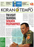 Cover Koran Tempo - Edisi 2016-07-12