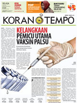 Cover Koran Tempo - Edisi 2016-07-19