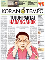 Cover Koran Tempo - Edisi 2016-08-09