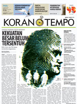 Cover Koran Tempo - Edisi 2016-08-10