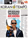Cover Koran Tempo - Edisi 2016-08-22