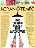 Cover Koran Tempo - Edisi 2016-09-30