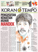 Cover Koran Tempo - Edisi 2016-10-11