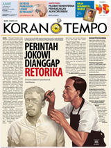 Cover Koran Tempo - Edisi 2016-10-14