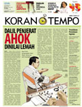 Cover Koran Tempo - Edisi 2016-11-07