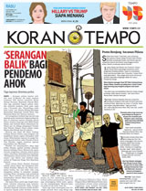 Cover Koran Tempo - Edisi 2016-11-09