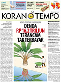 Cover Koran Tempo - Edisi 2016-11-18