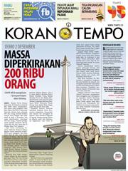Cover Koran Tempo - Edisi 2016-11-30