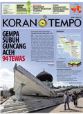 Cover Koran Tempo - Edisi 2016-12-08