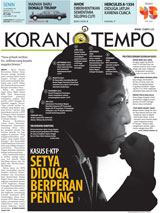 Cover Koran Tempo - Edisi 2016-12-19