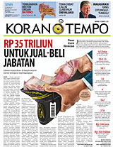 Cover Koran Tempo - Edisi 2017-01-16