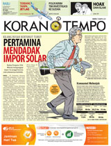 Cover Koran Tempo - Edisi 2017-01-25