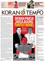 Cover Koran Tempo - Edisi 2017-09-12