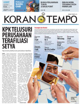 Cover Koran Tempo - Edisi 2017-09-15